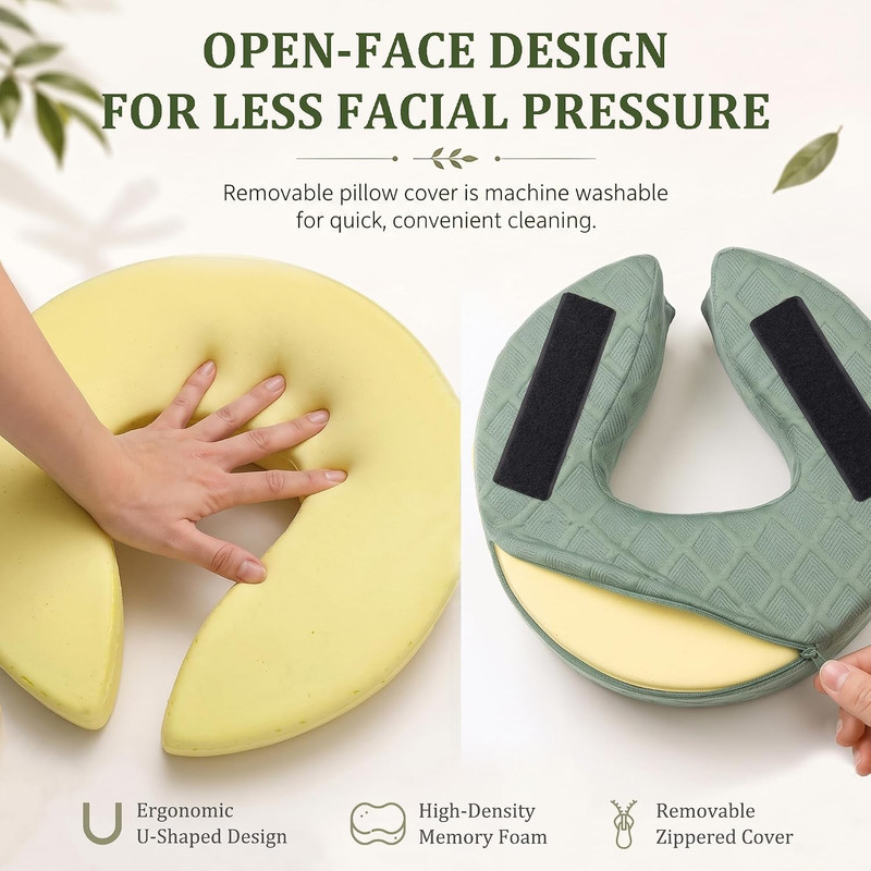 Adjustable Massage Headrest with Arm Rest - Portable Home Massage Kit gallery