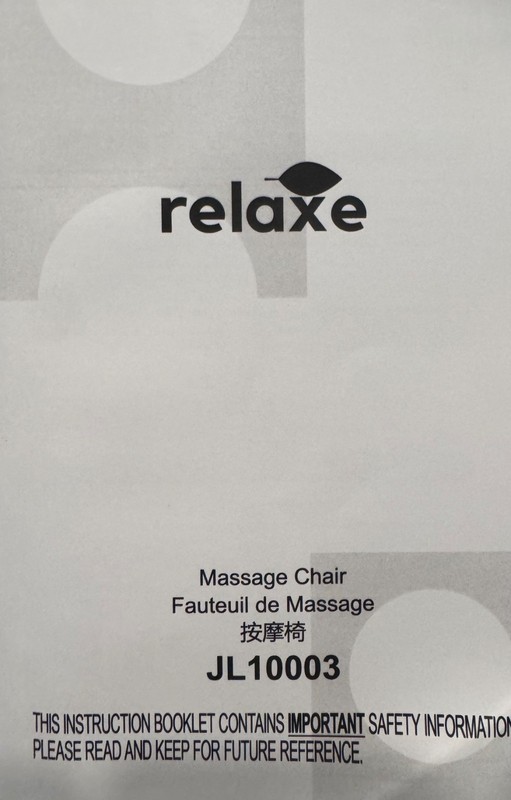 RELAXE ZERO-GRAVITY SHIATSU MASSAGE CHAIR WITH HEATING gallery