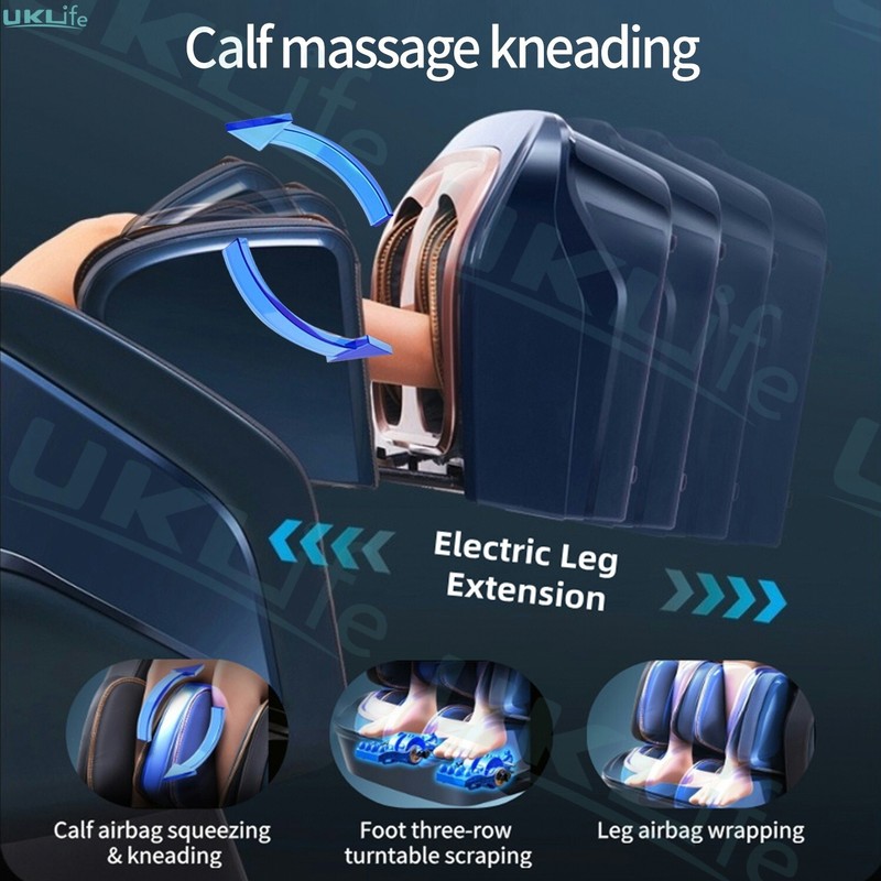 3 Years Warranty UKLife 4D Dual-core Upgrade Zero Gravity Airbag Massage Chair gallery