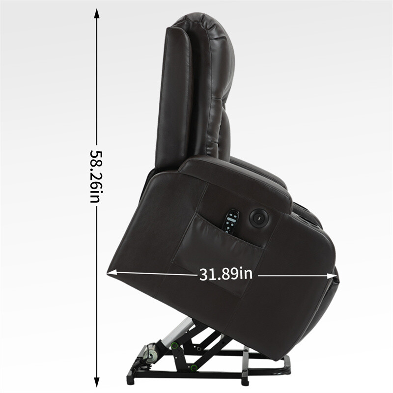 Position Up to 350 LBS Power Lift Recliner Chair for Elderly Motion Mechanism gallery