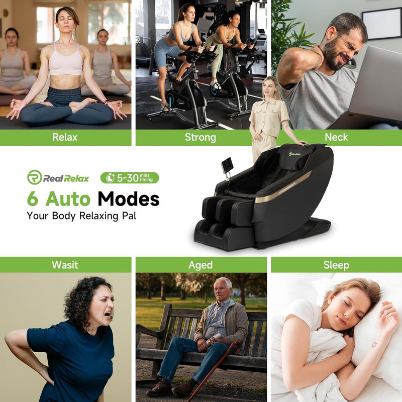 2025 Full Body Massage Chair, Zero Gravity Shiatsu Massage Chair Recliner, Foot gallery