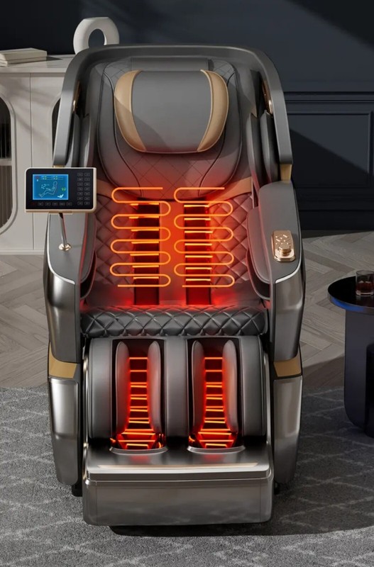 Luxury Full Body 4D Zero Gravity Massage Chair Heating Head Foot 180° Bluetooth gallery