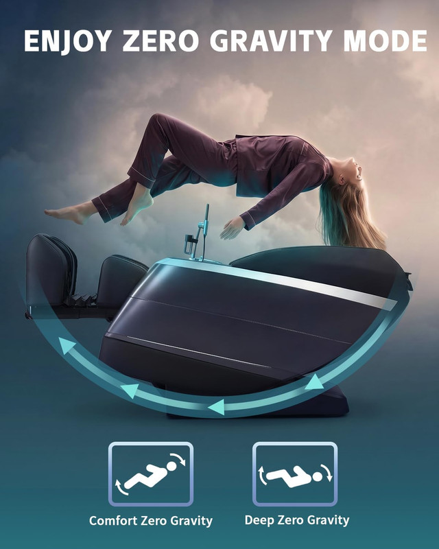 4D Full Body Massage Chair with Zero Gravity, 36 Airbags & AI Control gallery