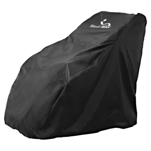 Massage Chair Protector with Secure Zipper, Durable & Pet massamax cover black