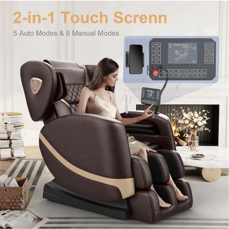 Znines Zero Gravity Full Body Massage Chair Recliner Heat Foot Rollers gallery