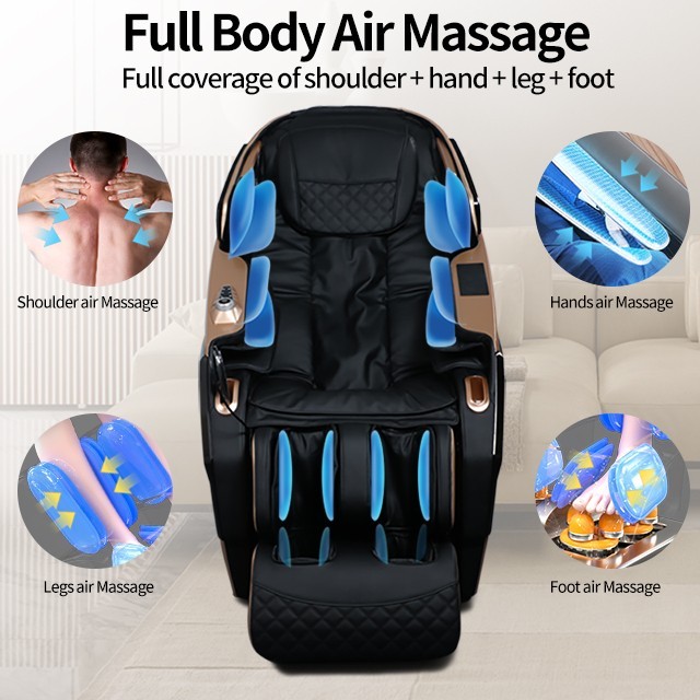 Duke II Pro 4D 10 Modes Full Body Airbags Zero Gravity SL-Track AI Massage Chair gallery