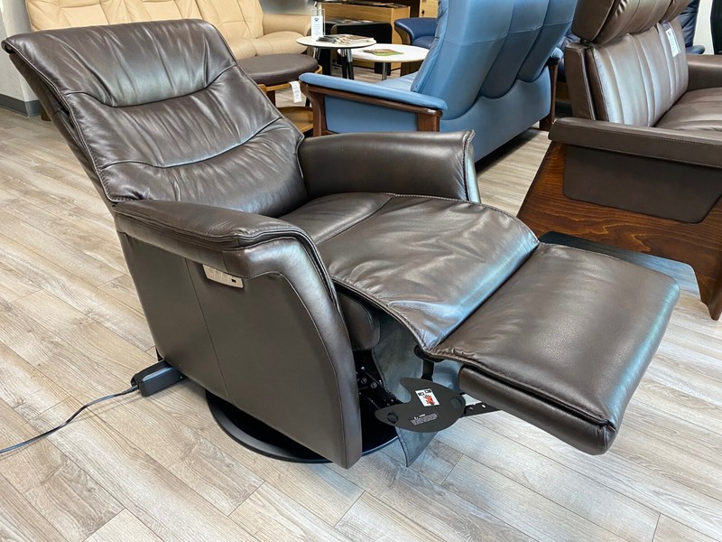 IMG Chelsea RMS399 Large Power Relaxer Recliner Chair S559 Dark Brown Leather gallery