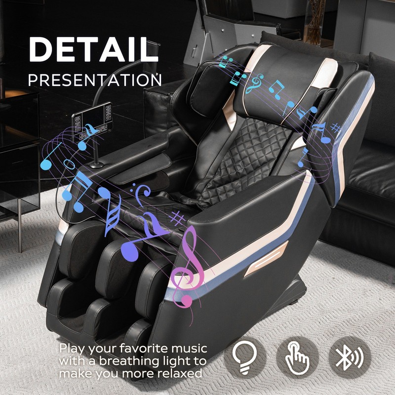 Full Body Massage Chair L Track Zero Gravity Shiatsu Massage recliner w/5 Modes gallery