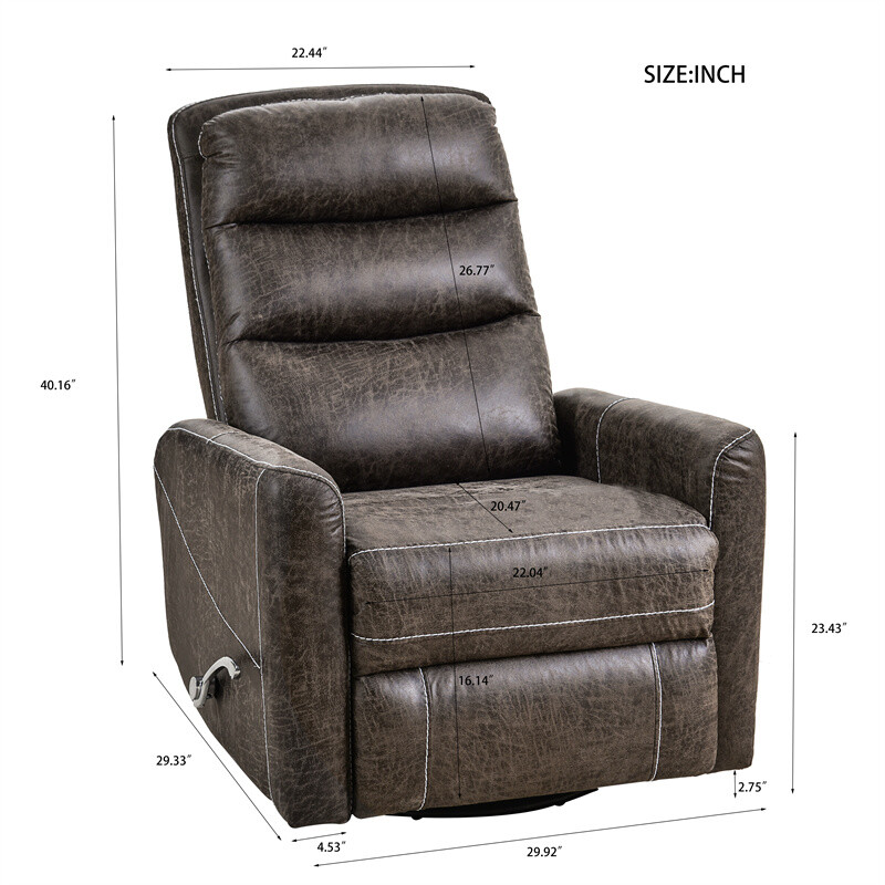 Swivel Glider Rocker Recliner Chair for Nursery Manual Swivel Rocking Recliner gallery