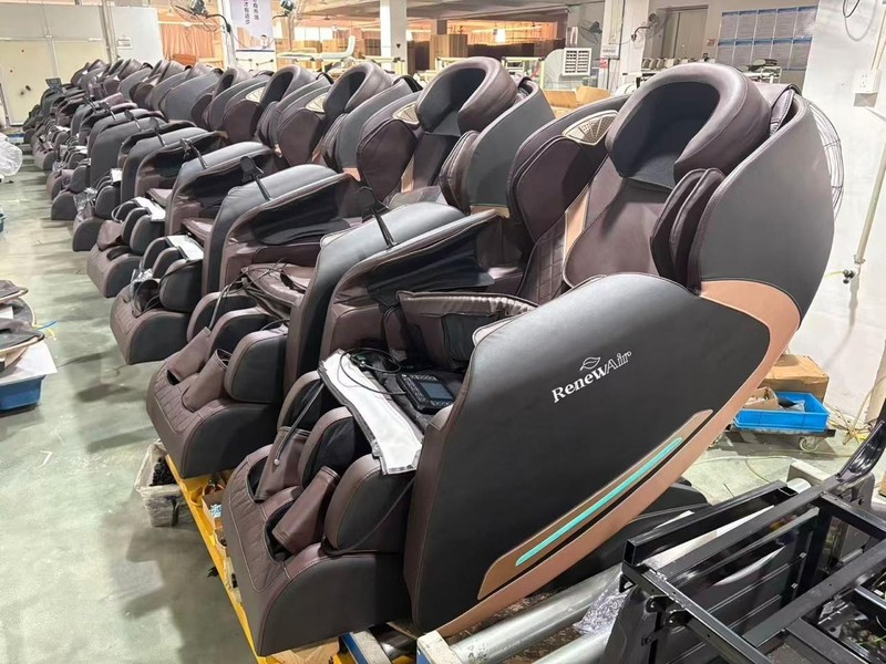 RenewAir Full Body Massage Chair Zero Gravity Heat Bluetooth Airbag S-Track gallery