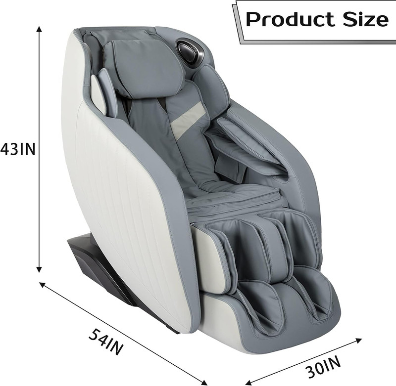 Zero Gravity Full Body Massage Chair with Bluetooth & Heat Therapy, Blue gallery
