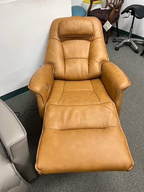 Fjords Stockholm Swing Relaxer Power Electric Recliner Chair AL Whiskey Leather gallery