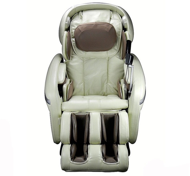 Osaki OS-7200CR Quad Massage Chair Zero Gravity Recliner Foot Rollers Cream gallery