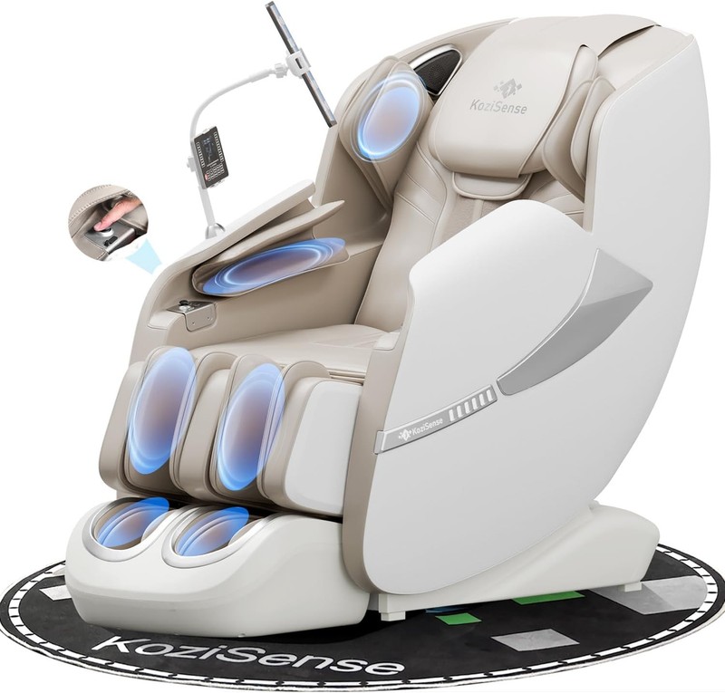 A18 3D Massage Chair Full Body, Zero Gravity SL-Track Shiatsu Massage Recliner