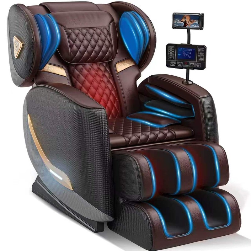 Zero Gravity Massage Chair Recliner 10 Airbags Heating Foot Rollers Bluetooth gallery