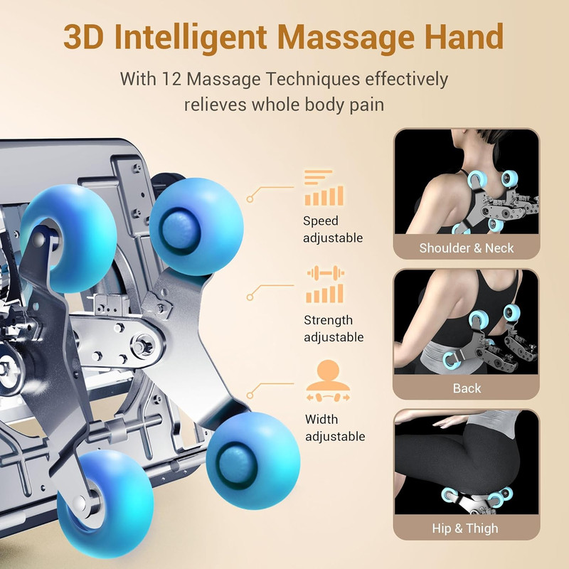 Ultimate Full Body Massage Chair with Heat & Zero Gravity - 12 Techniques gallery