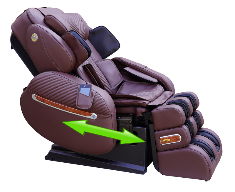 Luraco i9 Max Special Edition Split L-Track EZ-Entry Medical Massage Chair Black gallery