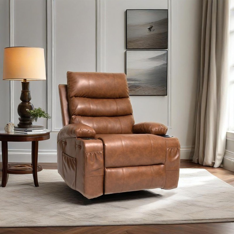 Electric Power Lift Recliner Chair Sofa for Elderly Vibration Massage Heat gallery