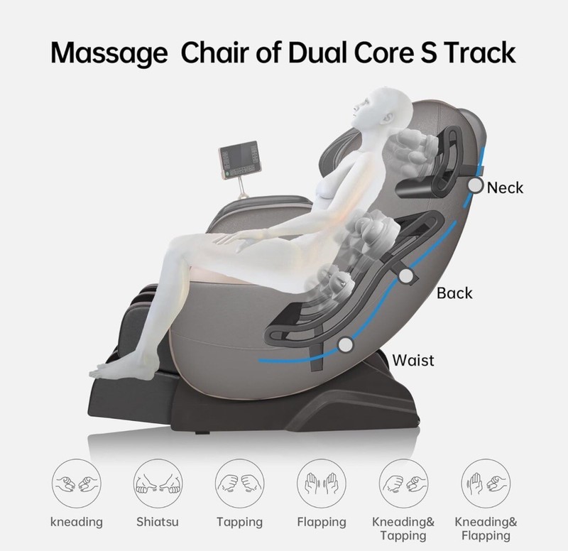 Real Relax 2023 Massage Chair of Dual-core S Track gallery
