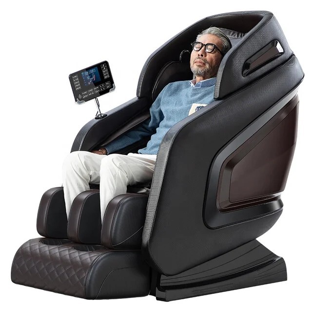 Luxury Full Body 4D Zero Gravity Massage Chair Heating Head Foot 180° Bluetooth gallery