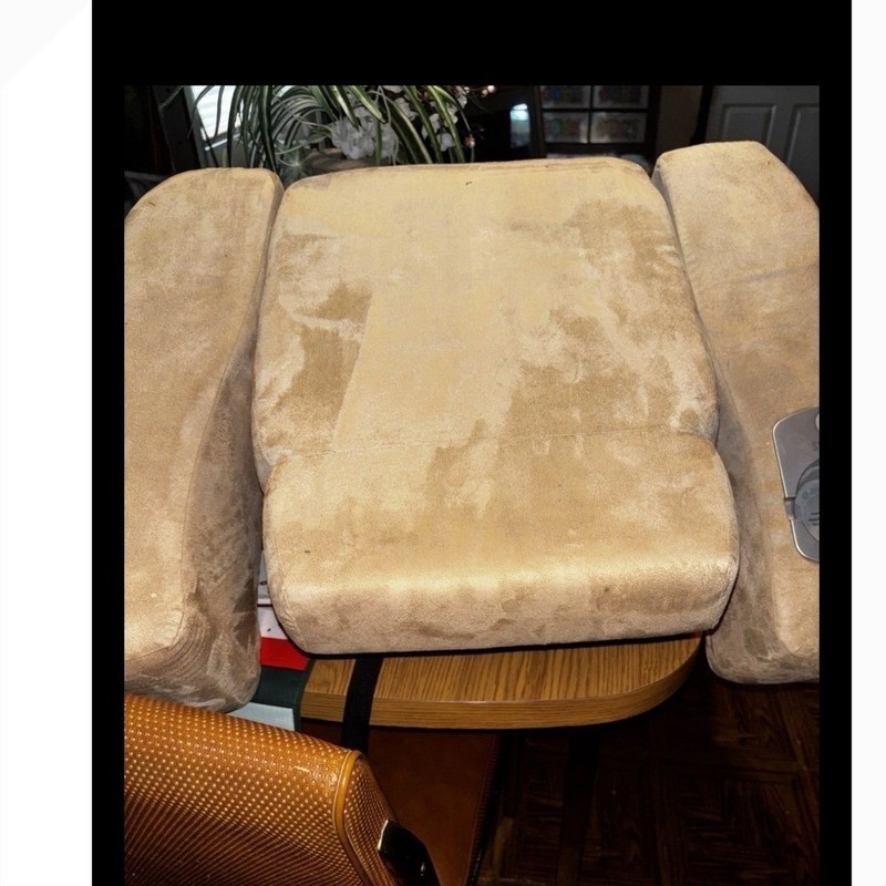 Homedics Comfort Massage Recliner Chair topper with Cup Holder Relaxing Home gallery