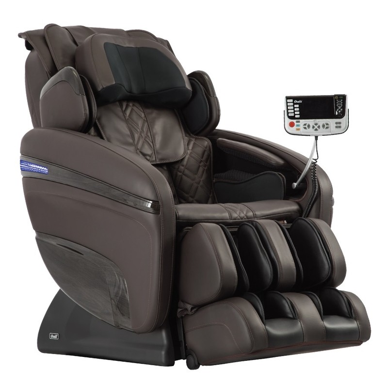 OSAKI 7200H Pinnacle Quad Roller Massage Chair Zero Gravity Recliner Heat Brown gallery