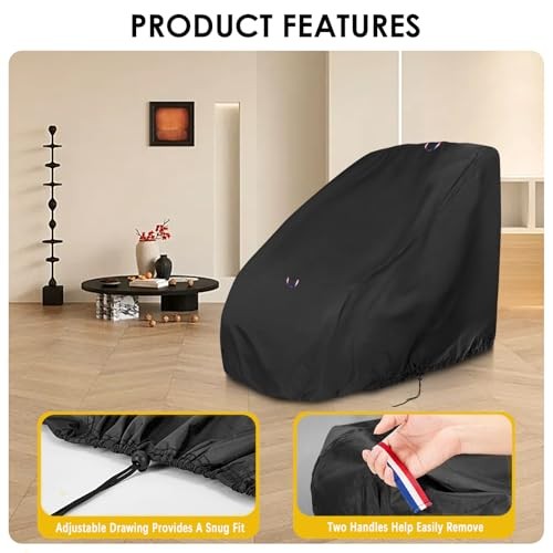 Massage Chair Cover, Waterproof Full Body Massage Chairs 63"D x 40"W x 55"H gallery