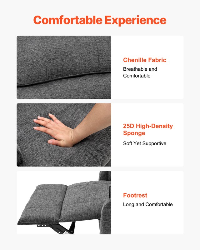 Power Lift Recliner Chair for Elderly Heat and Massage Electric Recliner Medium gallery