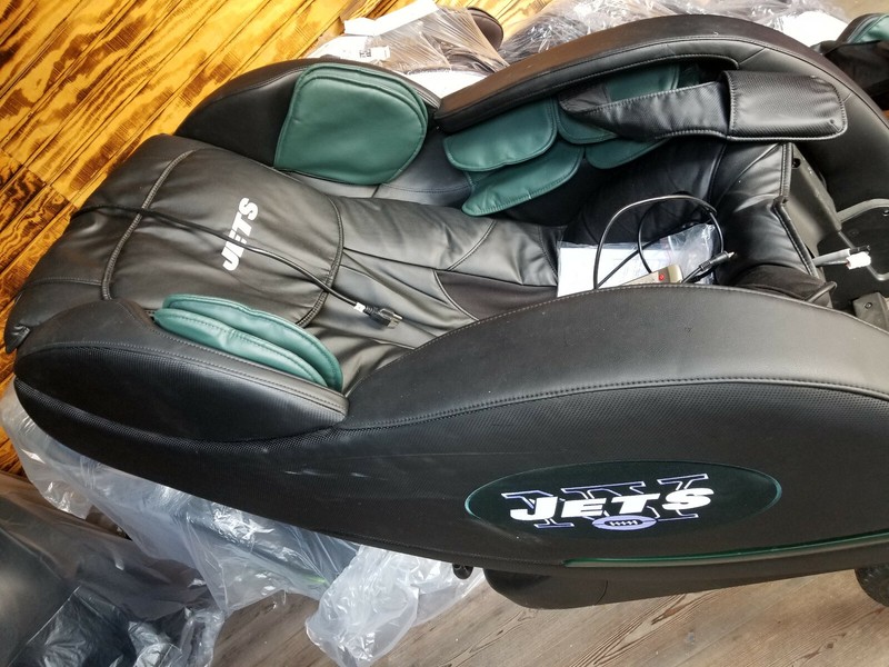 New Electric Full Body Massage Chair Foot Roller Zero Gravity w Heat NFL LOGO gallery