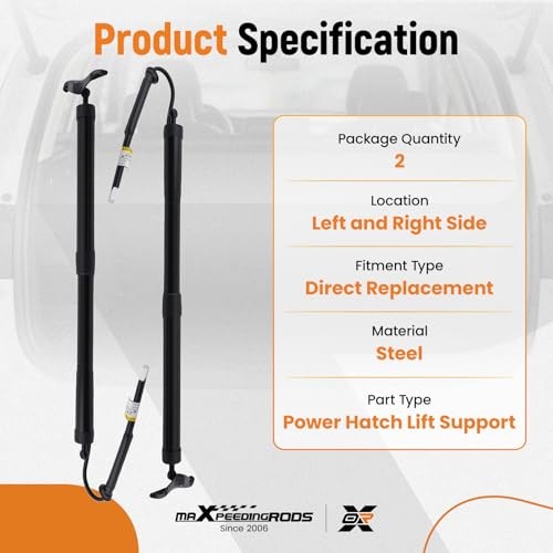 maXpeedingrods 2PCS Rear Tailgate Power Hatch Lift Support Strut 6891009120 gallery