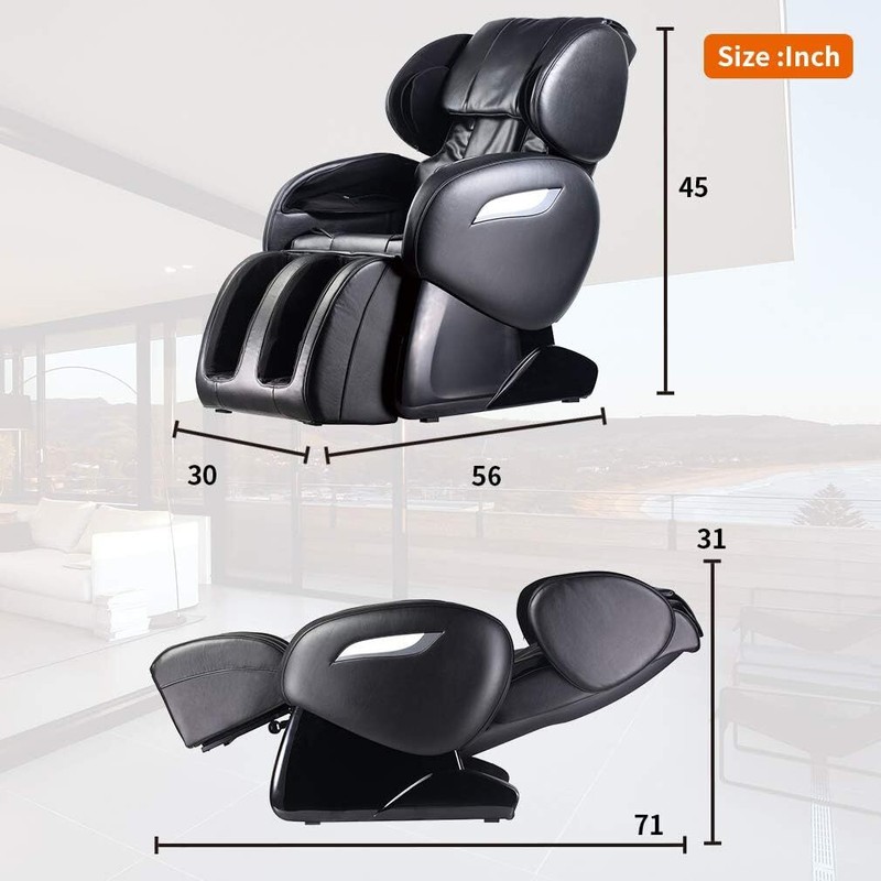 Massage Chair Zero Gravity Full Body Electric Shiatsu Massage Chair Recliner gallery