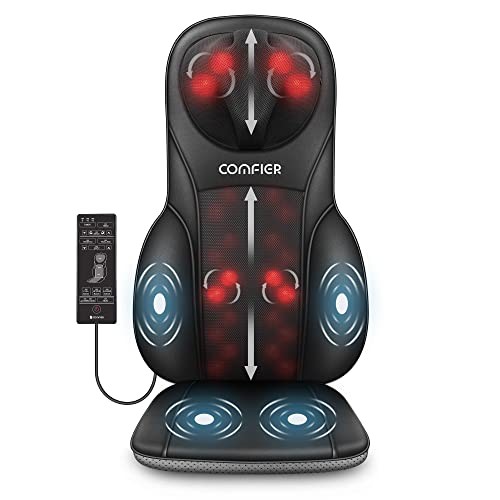 Shiatsu Back Massager with Heat, Deep Kneading & Rolling Massage Chair Dark gallery