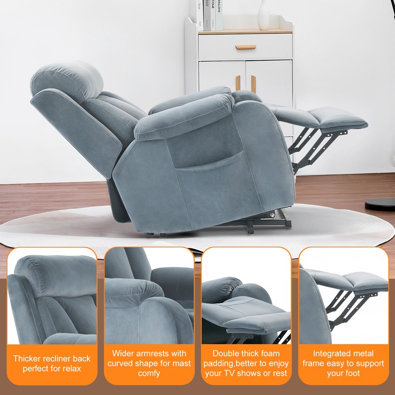 Power Lift Electric Recliner Chair Comfortable Living Room Sofa w/Remote Control gallery