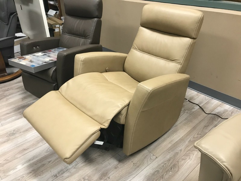 IMG Divani RG225 Medium Manual Relaxer Recliner Chair Trend T408 Sand Leather