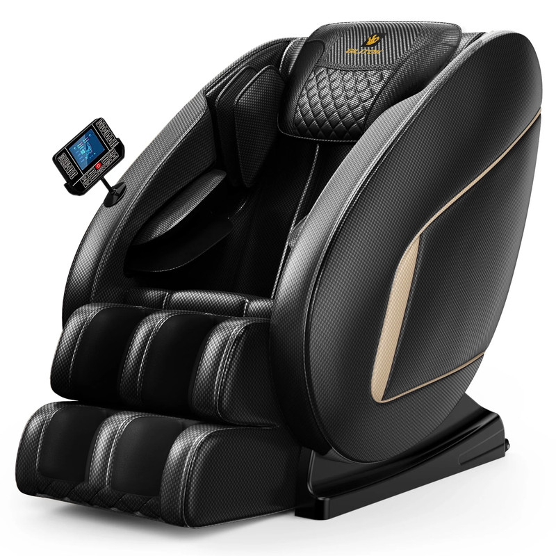 Full Body Massage Chair Recliner Zero Gravity Heat Bluetooth Foot Roller