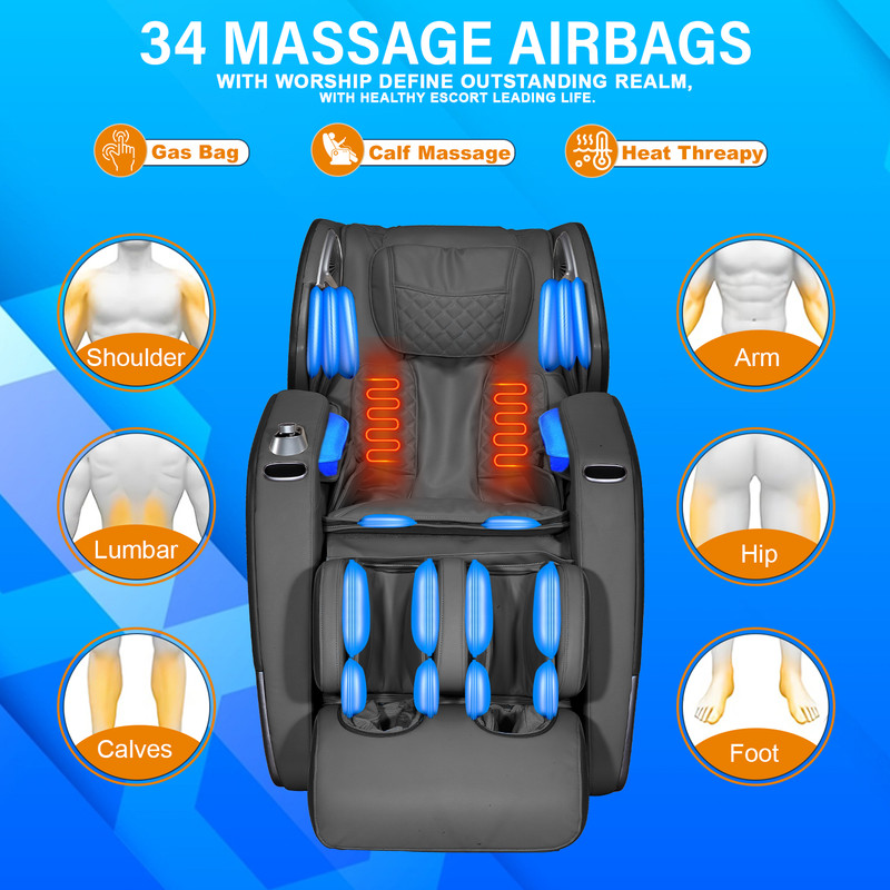 Shiatsu Massage Chairs, SL TrackMassage Chairs, Full Body and Recliner Electric gallery