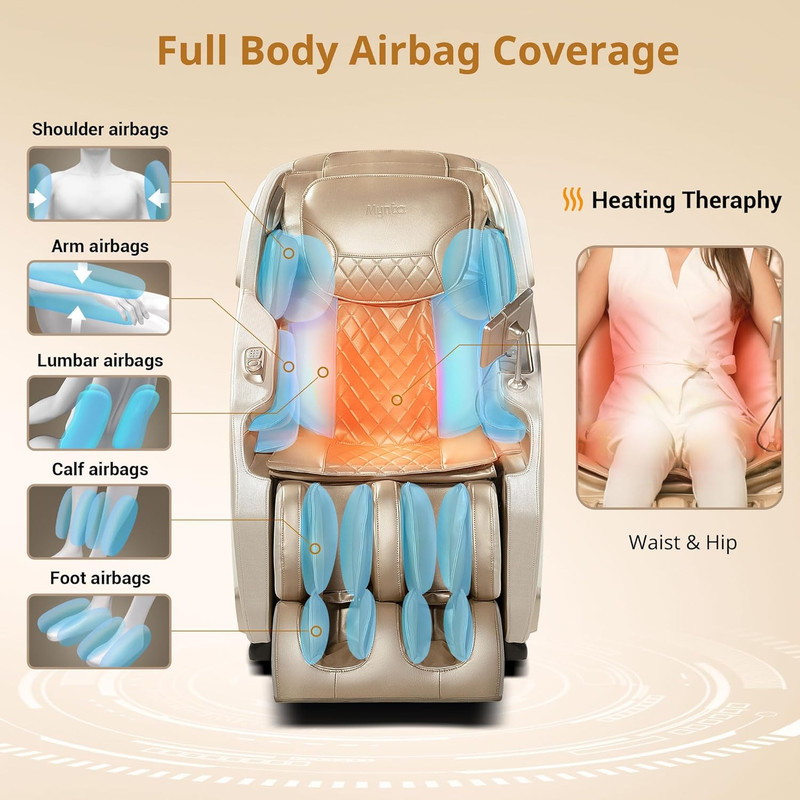 Ultimate Full Body Massage Chair with Heat & Zero Gravity - 12 Techniques gallery
