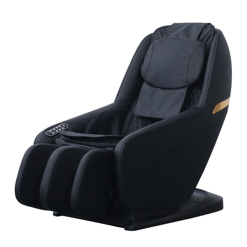 Black Zero Gravity Shiatsu Massage Chair Full Body Airbag Auto Modes Knead Tap gallery