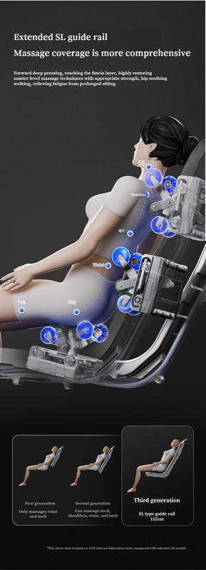 4D Zero Gravity Massage Chair Full Body Airbag Heat Therapy with SL Track Gift gallery