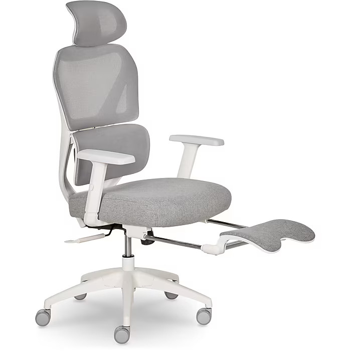 Sharper Image S-850 Heated Ergonomic Mesh Massage Office Chair Footrest gallery