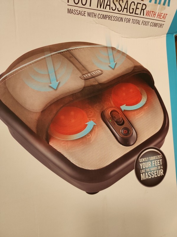 Compress Shiatsu & Air Foot Massager with Heat by Homedics gallery