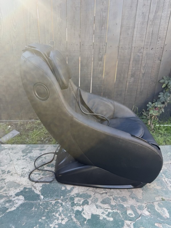 Black Faux Leather Electric Massage Chair, Model BME 358, Auto & Demo Functions gallery