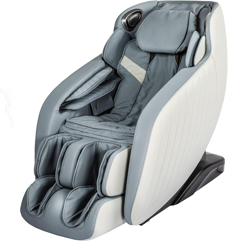 Zero Gravity Full Body Massage Chair with Bluetooth & Heat Therapy, Blue