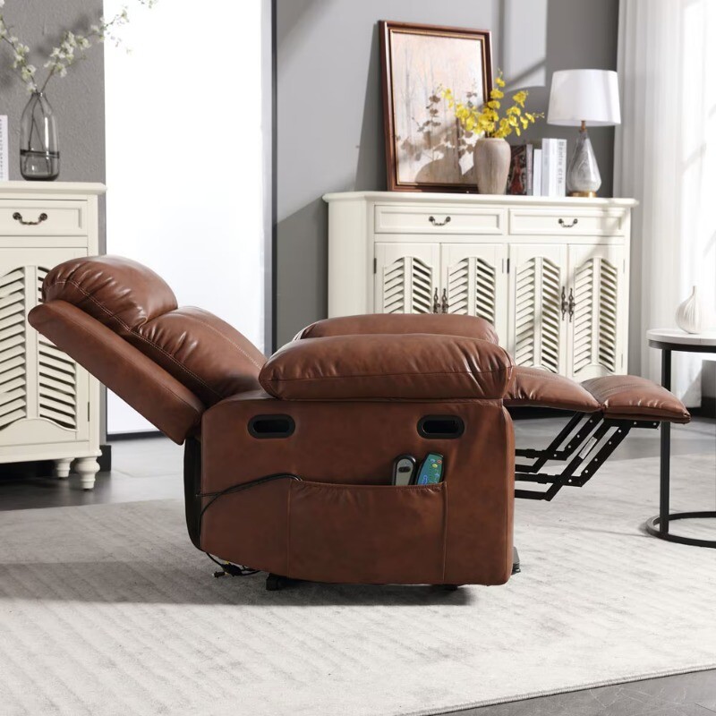Electric Power Lift Recliner Chair Sofa Vibration Massage & Heat Remote Control gallery