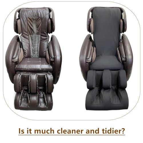 Full Body Massage Chair Cover-Shiatsu Slipcover Recliner Chair body Brown gallery
