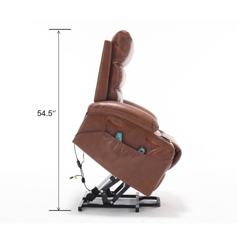 Electric Power Lift Recliner Chair Sofa for Elderly Vibration Massage Heat gallery