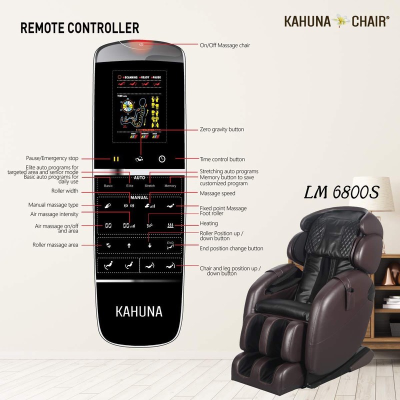 [LM] SL-TRACK FULL-BODY KAHUNA MASSAGE CHAIR, LM-6800S gallery