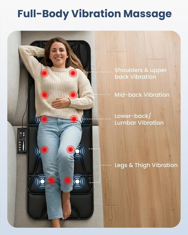 Comfortable Full Body Massage Pad Perfect for Home Use with Relaxation Benefits gallery