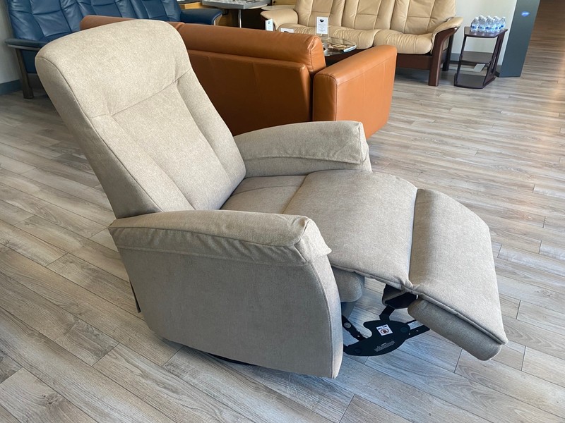IMG Prince RG201 Med Manual Relaxer Recliner Chair Caprice 102 Cashmere Fabric gallery