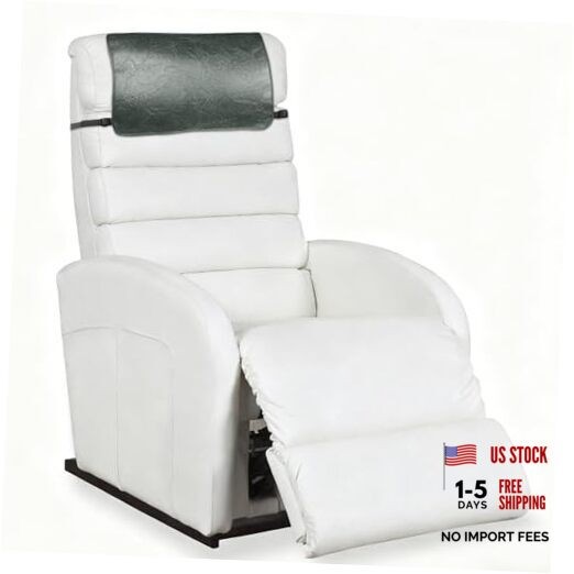 Faux Leather Non Slip Headrest Cover for Recliner Chair, Sofa & Dark Gray